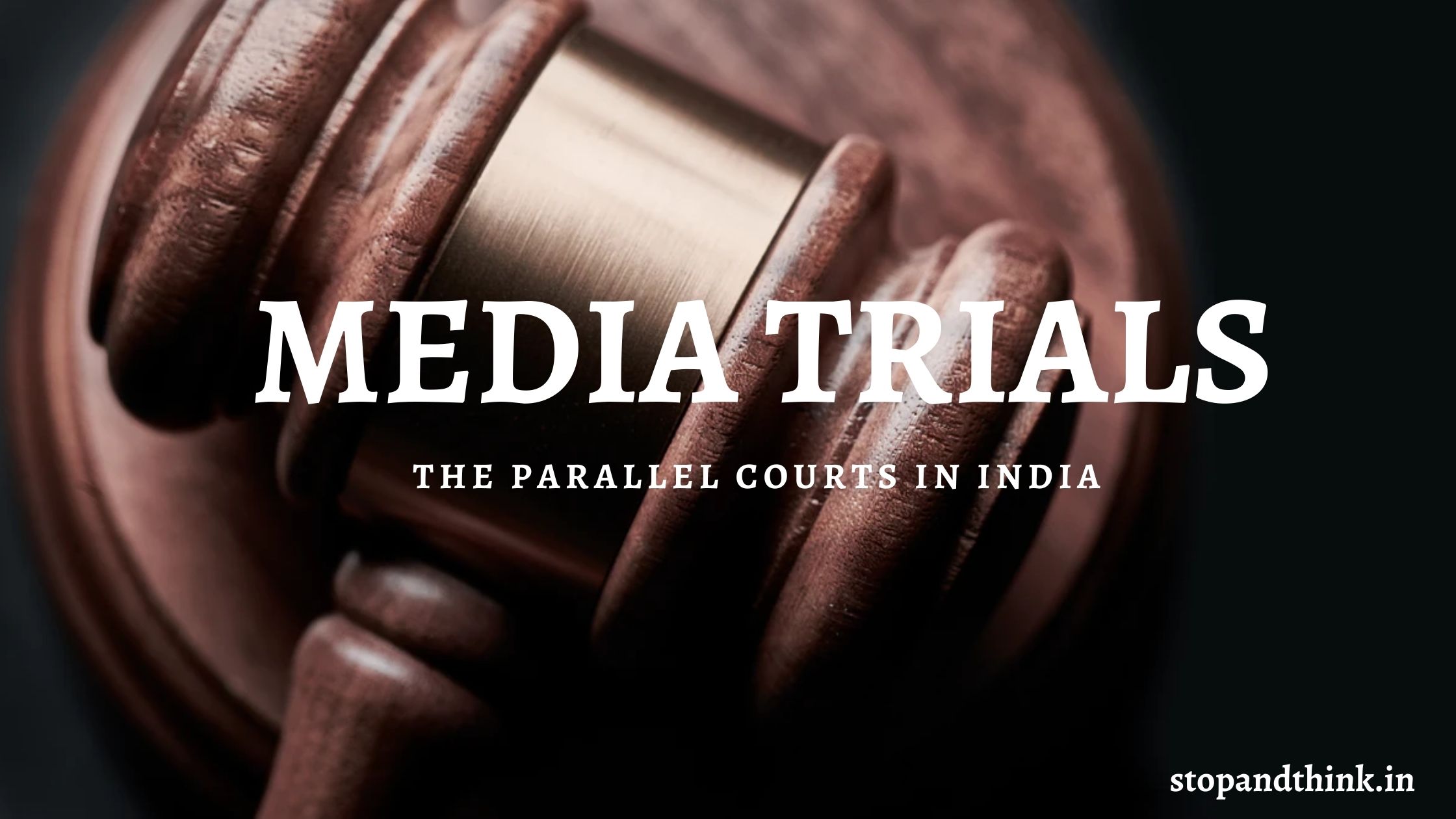 essay on media trial in india